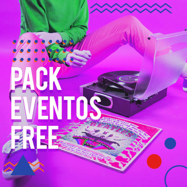 Pack eventos gratuito em PSD