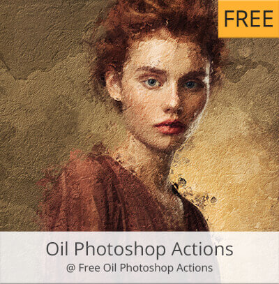 Action Photoshop efeito pintura a óleo