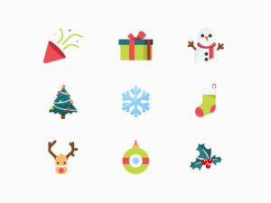 Icones de natal - icones natalinos gratis - pack de natal gratis
